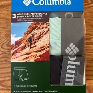 Mens Columbia boxer briefs 3 pack
